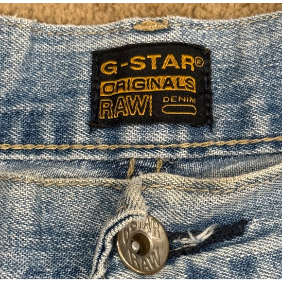 G-STAR Jeans Double Knee Mens 36x30 Elwood Heritage Baggy Fading Embroidered - Picture 4 of 10